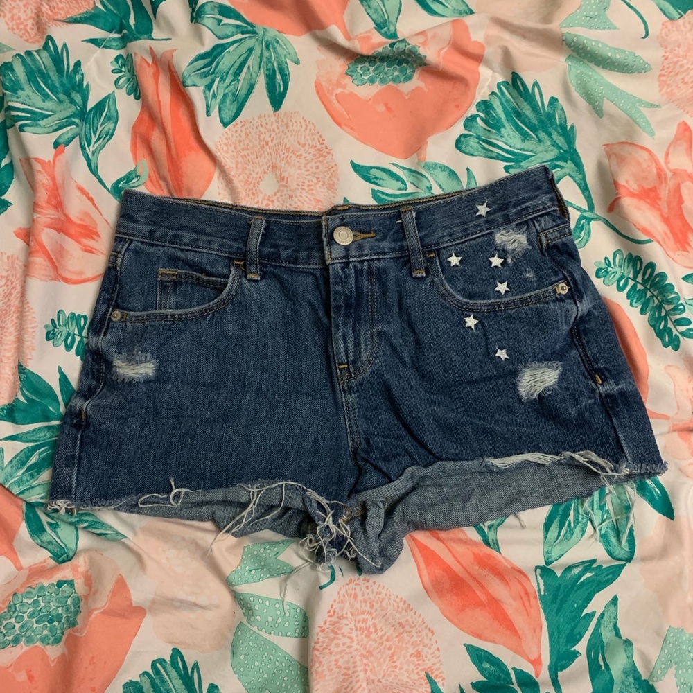 Embroidered shorts